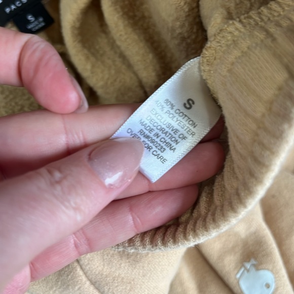 Beige Playboy Sweatpants - Picture 5 of 5